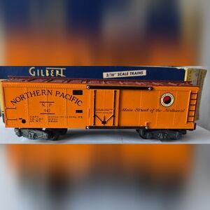 American Flyer S Gauge Northern Pacific Orange Box Car No.947 Original Box.